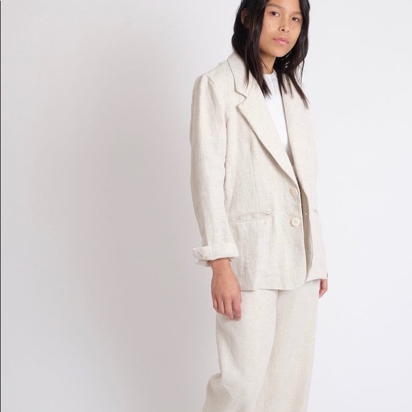 Jesse Kamm Jackets & Blazers - Jesse Kamm Lazy Blazer in Linen